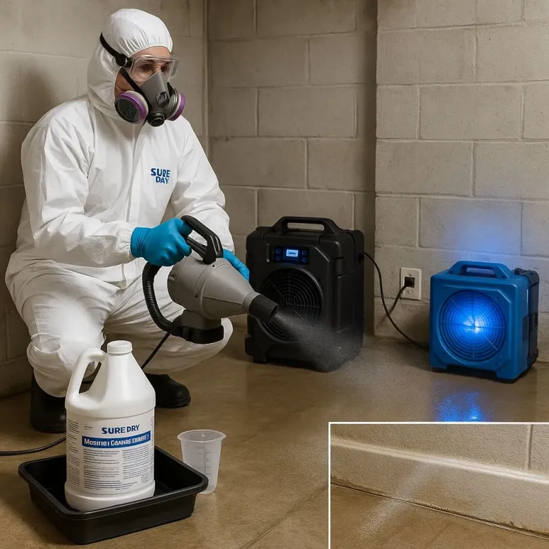 Sanitization and Odor Removal process in Spalding County, GA